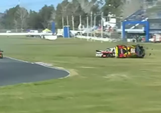 Accidente de Agust�n Mart�nez/ Fuente: Captura de pantalla de video
