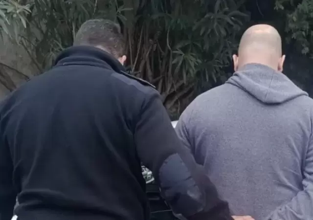 El femicida qued� detenido en una seccional de la Polic�a. (Foto: gentileza Cr�nica)