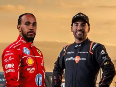 Santero se dio un gustito que marca su fanatismo por Hamilton.