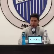 Pol Fernández fue presentado en Godoy Cruz: "El corazón pesó mucho"