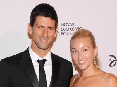Novak y su esposa en una celebraci�n de la Fundaci�n que lleva su nombre