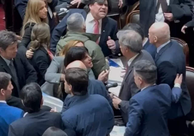 Esc�ndalo en la C�mara de Diputados.