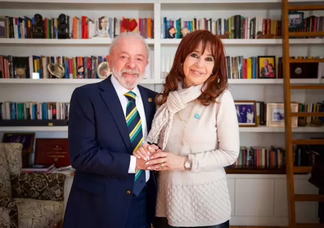 Lula con CFK.