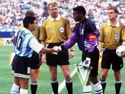 Diego y Rufai en el Mundial 94
