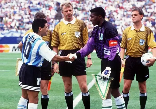Diego y Rufai en el Mundial 94