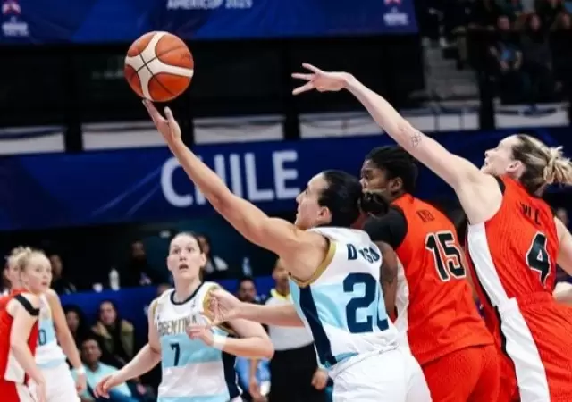 Argentina perdi� con Canad� en doble tiempo suplementario/ Fuente: Argentina Dorada