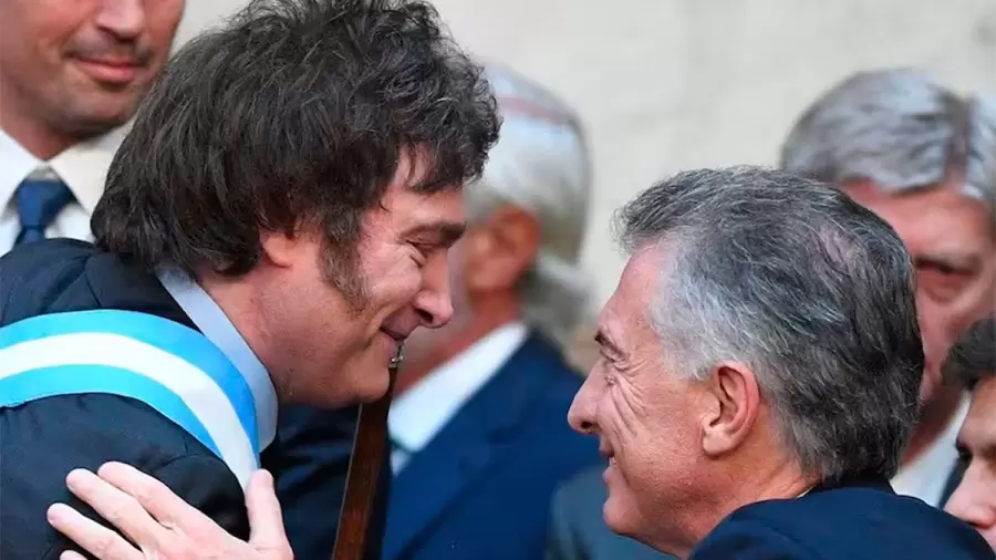 Javier Milei y Mauricio Macri, unidos por necesidad. (Foto: archivo web)