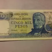 Bottero, el billete argentino de 5.000 pesos subastado por una peque�a fortuna