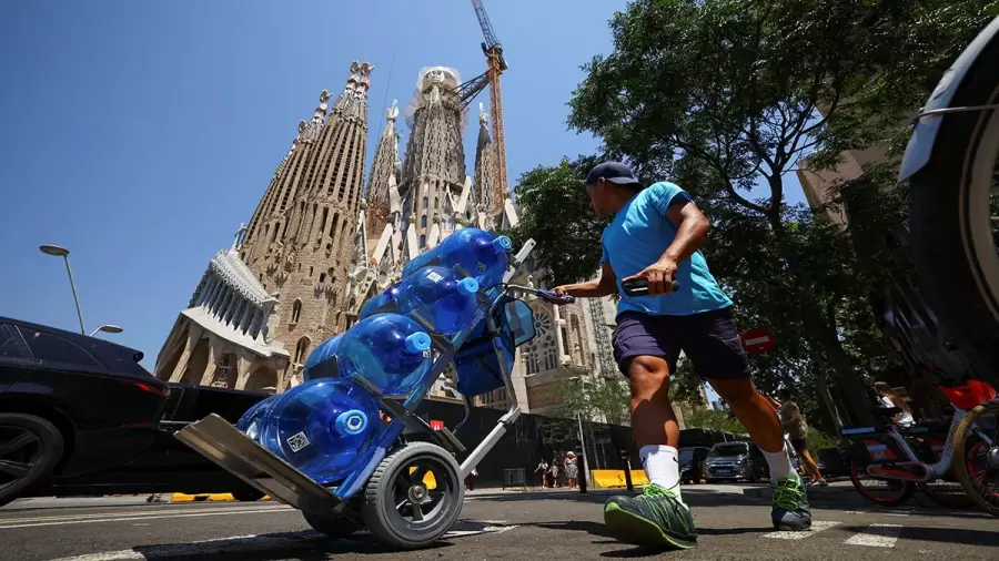 Trágica ola de calor en Barcelona.