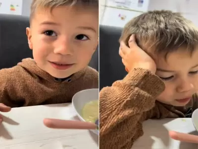 "�Casate conmigo, no con mi pap�!": la conmovedora s�plica viral de un nene