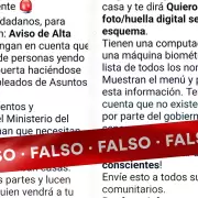 Alerta falsa: no existen 'falsos funcionarios' tocando puertas en la Argentina
