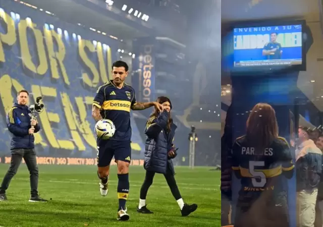 El tierno video se volvi� viral en redes y emocion� a todos los hinchas xeneizes.