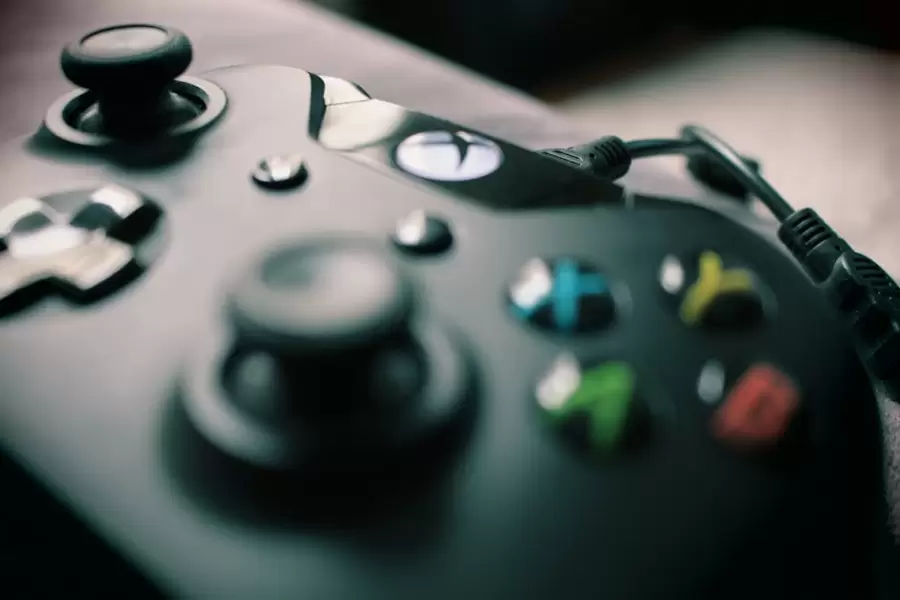 Fotografía De Primer Plano Xbox One Black Controller