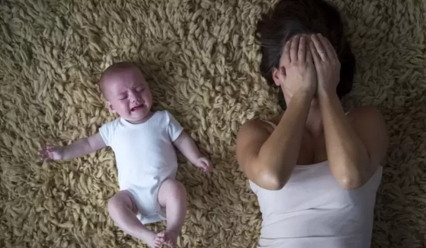 El baby blues se da en un 80% de las madres y suele remitir en 15 � 20 d�as.