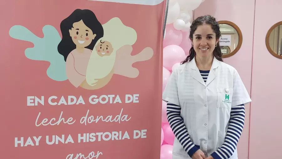 Rocío Fontana, directora del Banco de Leche Humana del Hospital Lagomaggiore.