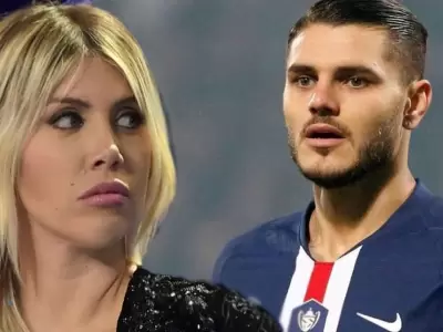 Wanda Nara y Mauro Icardi.