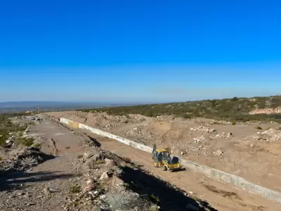 Obra en defensa aluvional del pedemonte mendocino/