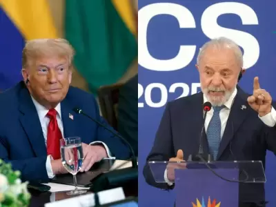 Doland Trump y Lula Da Silva.