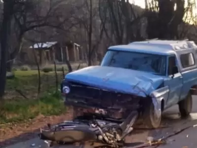 Los dos veh�culos protagonistas del incidente vial. (Foto: Ministerio de Seguridad y Justicia de Mendoza)
