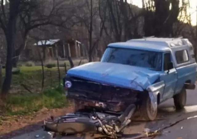 Los dos veh�culos protagonistas del incidente vial. (Foto: Ministerio de Seguridad y Justicia de Mendoza)