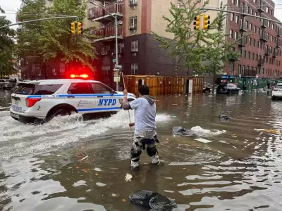 Las inundaciones paralizaron a la Gran Manzana.