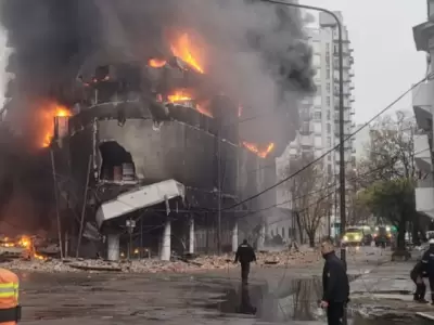 El incendio en La Plata inici� durante la madrugada de hoy mi�rcoles.
