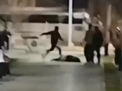 Joven golpeado en Tunuy�n.