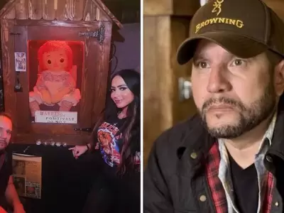 Dan Rivera estaba realizando una gira con la mu�eca mas maldita del mundo por Estados Unidos.