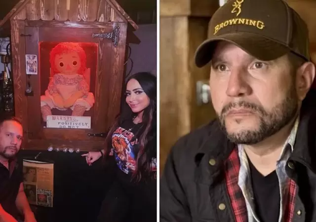 Dan Rivera estaba realizando una gira con la mu�eca mas maldita del mundo por Estados Unidos.