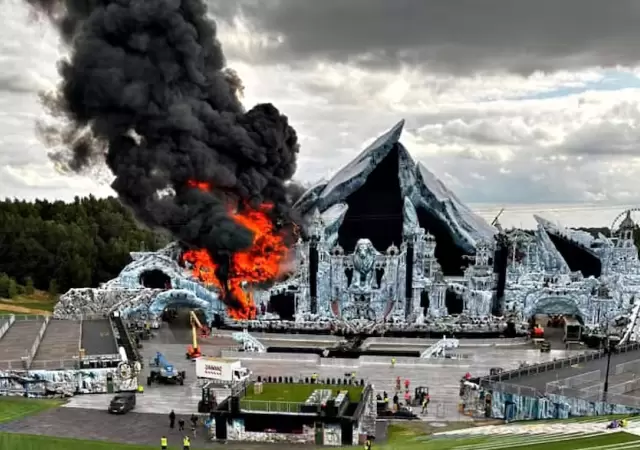 VIDEO: as� fue el incendio en Tomorrowland que destruy� todo a 48 horas del festival