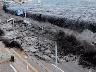El alerta de tsunami moviliz� una serie de evacuaciones de poblados costeros por precauci�n.