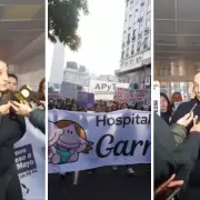 Juan Minuj�n se suma al reclamo del Garrahan: paro y movilizaci�n por 24 horas