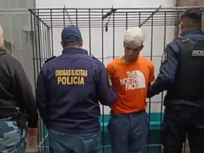 El preso protagoniz� una fuga de pel�cula de una sala de audiencias. (Foto: web)