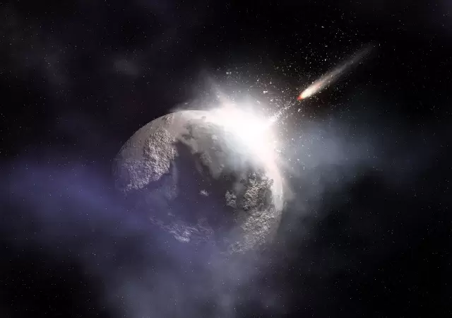 Durante el lanzamiento de la nave, los cient�ficos no consideraron adecuadamente las posibles consecuencias de la divisi�n de los meteoritos.