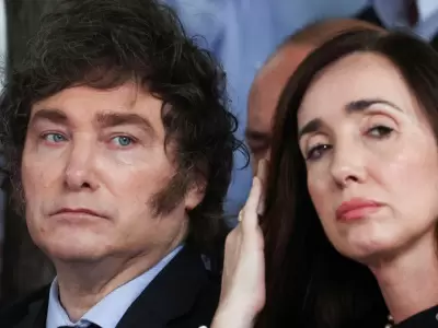 El presidente Javier Milei y Victoria Villarruel, enfrentados pol�ticamente. (Foto: archivo web)