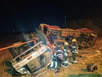 Vuelco y muerte en San Luis.