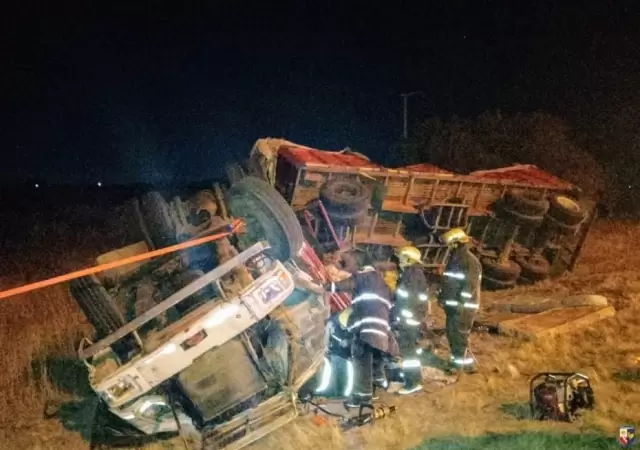 Vuelco y muerte en San Luis.