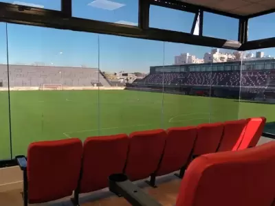Barracas Central y su renovado estadio.