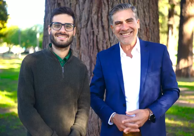 Emanuel Fugazzotto y Mario Vadillo, referentes del Partido Verde/