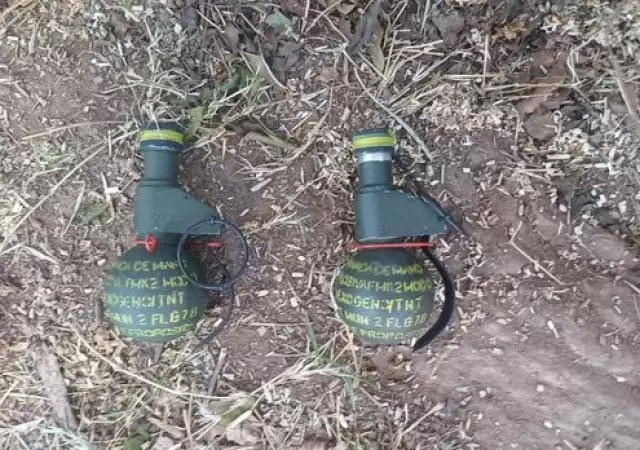 Granadas halladas en Crdoba.