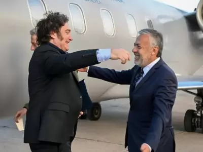 Milei y Cornejo.