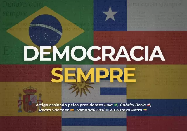 Cumbre Democracias Siempre en Santiago de Chile.