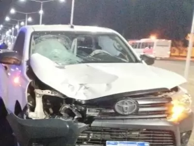 Accidente de tr�nsito en Acceso Este casi Tirasso/ Foto: Cuenta de X de Mat�as Pascualetti