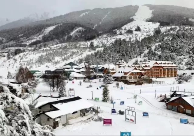 Nieve en San Mart�n de los Andes.