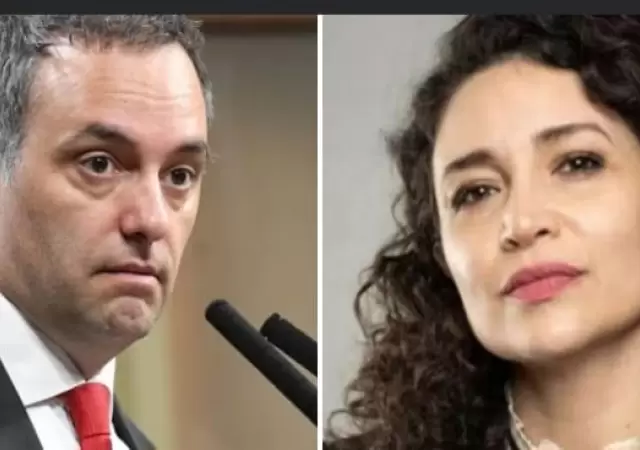 Manuel Adorni y Julia Mengolini.