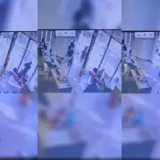 Entró con un pico y destrozó una oficina estatal: rompió computadoras y vidrios