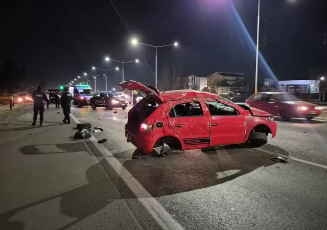El auto qued� destrozado. Gentileza: Pablo Gamba.