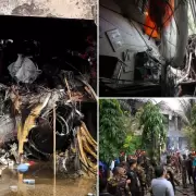 Tragedia en Bangladesh: avi�n militar se estrell� contra un colegio lleno de ni�os
