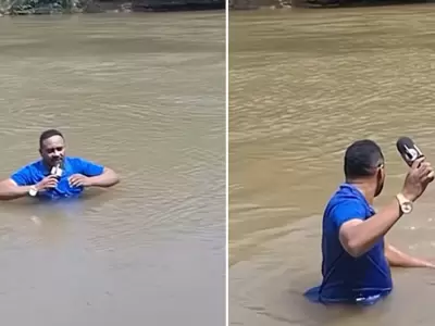 Un compa�ero de Frazao coment� que tal vez pod�a tratarse de un pez. El resultado fue m�s escalofriante.