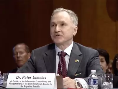Peter Lamelas, candidato de Trump a embajador de EEUU en Buenos Aires.